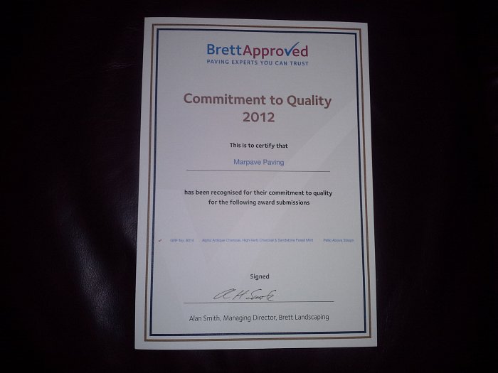 Commitment to Quality Award