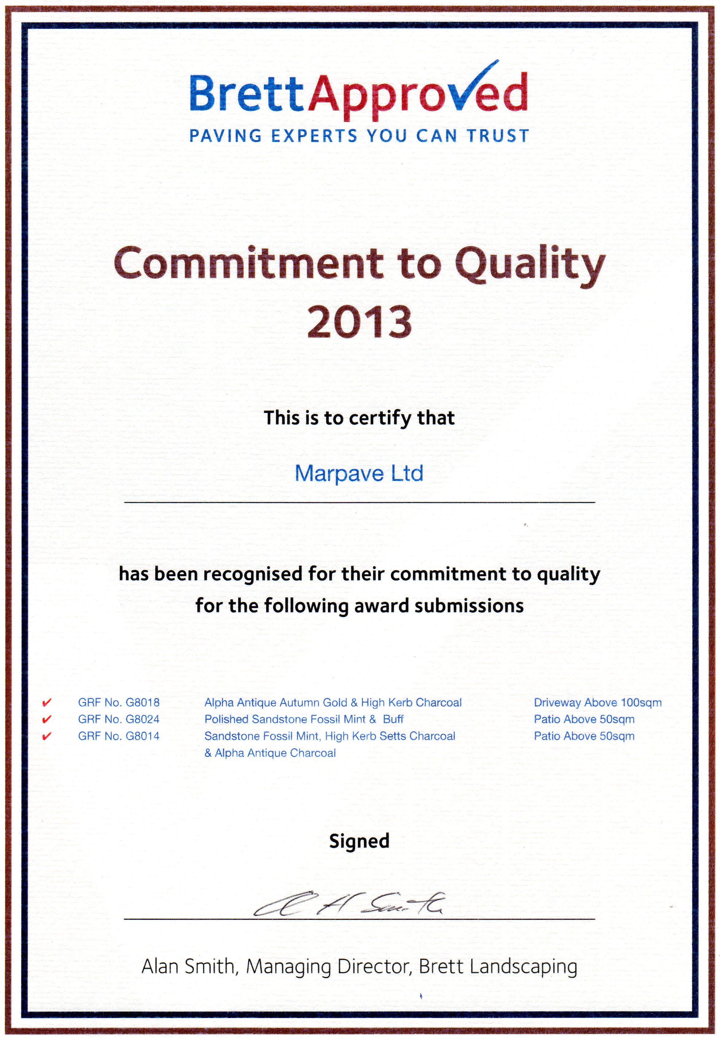Commitment To Quality
